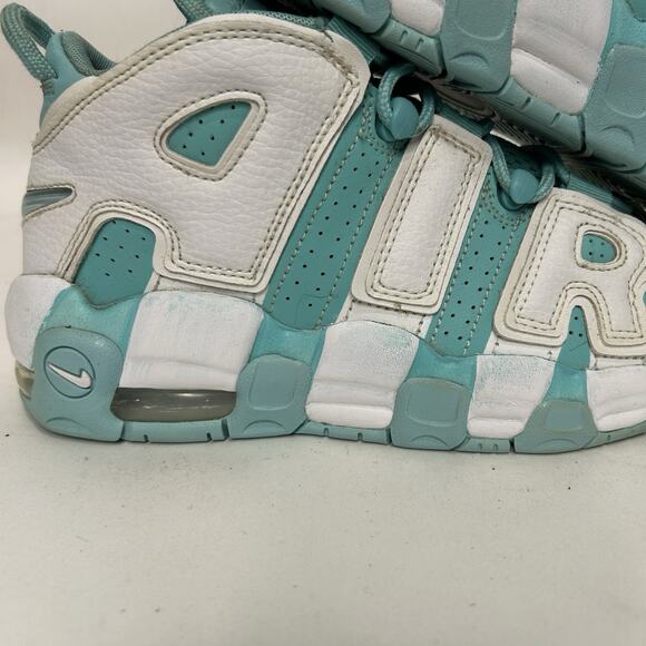 Nike Air More Uptempo GS “Island Green White” - Picture 10 of 10